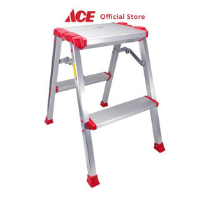 Ace - Krisbow Tangga Aluminium Dengan Pijakan Lebar 2 Step