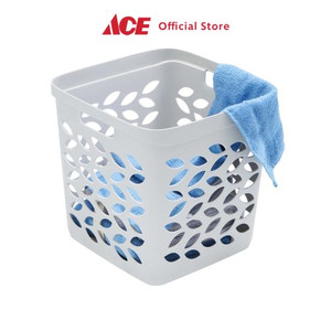 Ace - Ezy Storage Keranjang Penyimpanan Fleur 33x33x33 Cm - Abu-Abu