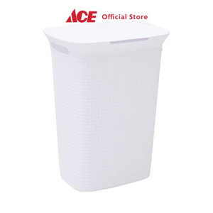 Ace - Ezy Storage 57 Ltr Keranjang Laundry Dengan Tutup - Putih