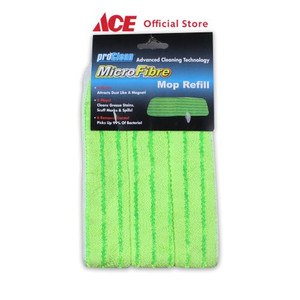 Ace - Proclean Refill Kain Pel Microfiber Flat Mop - Hijau