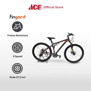 Ace - Fingard Sepeda Mtb X 100d - Abu Abu