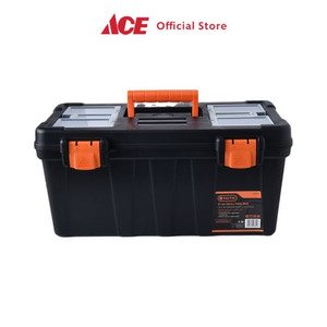 Ace - Tactix Kotak Perkakas Plastik 51 Cm - Hitam/Orange