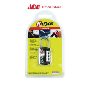 Ace - K-Lock Tsa Gembok Dengan Kombinasi 3 Nomor Tsa309 - Putih