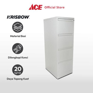 Ace - Krisbow Filing Cabinet Besi 4 Tingkat - Krem