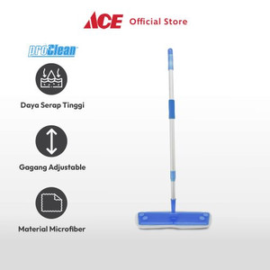 Ace - Proclean Microfiber Alat Pel Datar - Biru