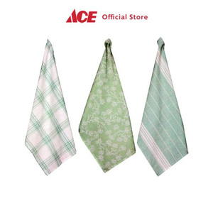 Ace - Arthome Set 3 Pcs Lap Dapur Katun Mallow - Hijau