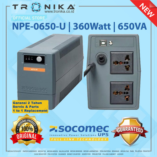 UPS STABILIZER SOCOMEC NETSYSPE PE0650U NPE0800U NPE1000U NPE1500U