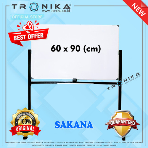 PAPAN TULIS (RODA / STANDING) | SAKANA | ORIGINAL | 60 x 90 (CM)