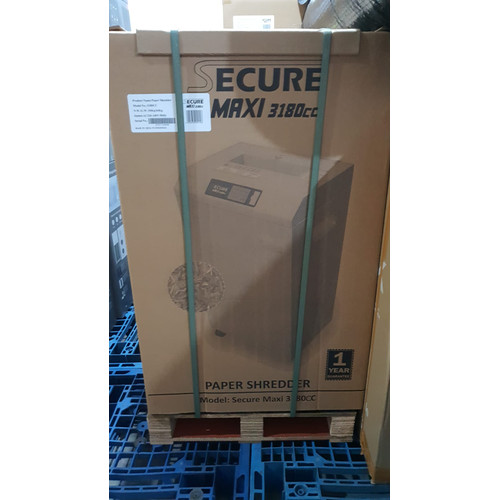 Paper Shredder SECURE MAXI 3180CC