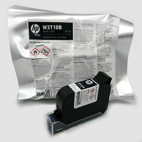 HP W3T10B Black 2590 Print Ink Cartridge