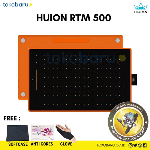 Huion Pen Tablet RTM500 Medium Garansi Resmi 1 Tahun