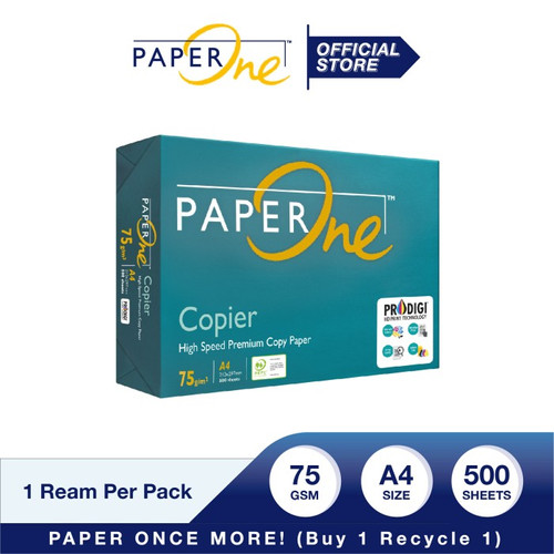 PaperOne Kertas A4 75gr Copier 1 Rim (500 lembar) Kertas HVS B2B