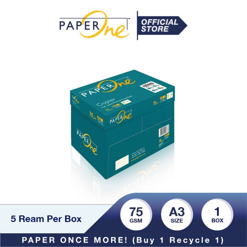 PaperOne Kertas Fotocopy A3 75 gram Box B2B