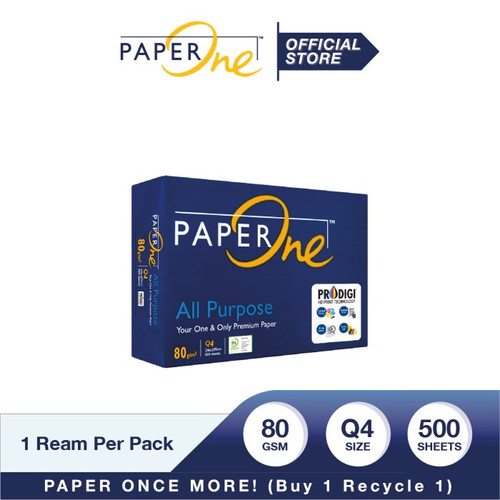 PaperOne Kertas Quarto 80gr All Purpose (500 lembar) Kertas HVS B2B