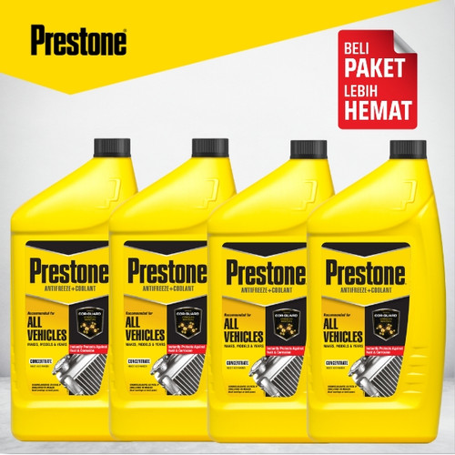 Prestone [BUNDLE] Radiator Super Coolant Concentrate Mobil Motor 1LX4