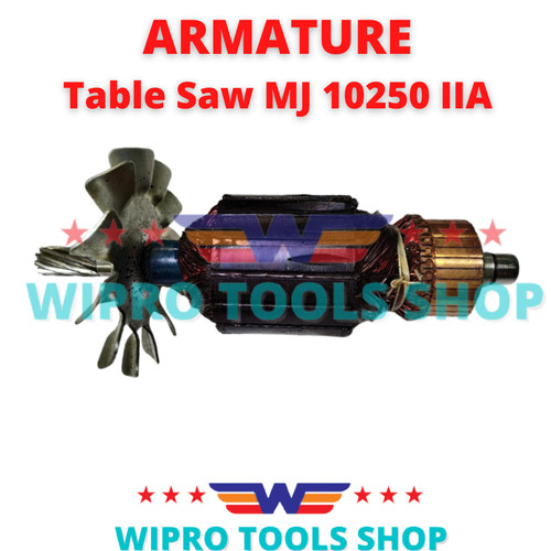 Angker Armature Spare Part Untuk Table Saw MJ 10250 IIA (10") WIPRO