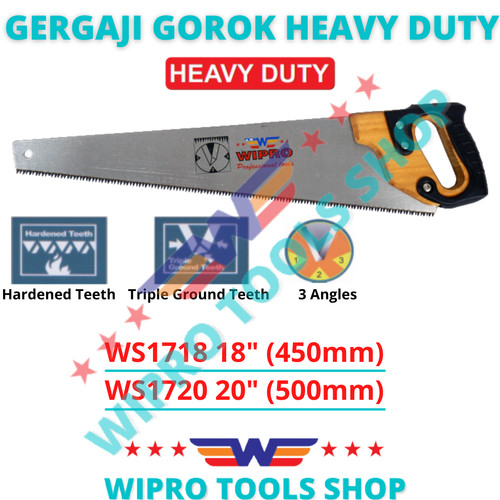 WIPRO Gergaji Gorok / Tangan / Kayu 16" WS1718, 20" WS1720