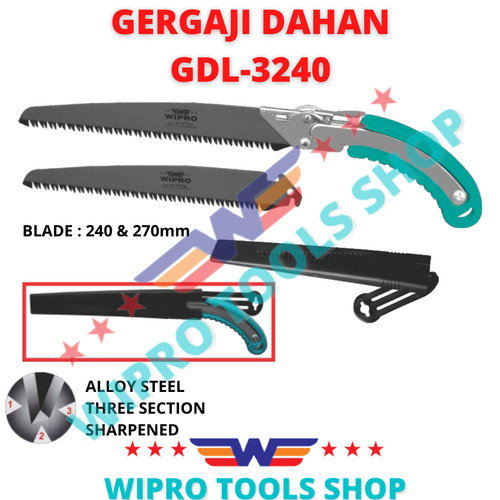 WIPRO Alat Potong / Gergaji Dahan 2 Blade 240 & 270mm GDL-3240