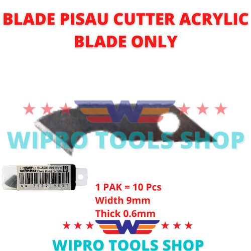 WIPRO Pisau Kater / Cutter Acrylic / Mika / Akrilik / Plastik GK-02