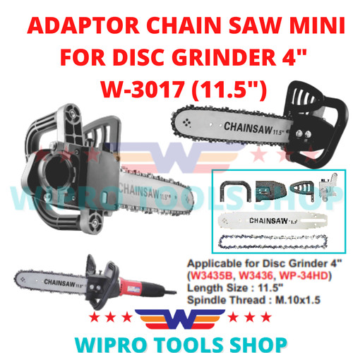 WIPRO Adaptor Chain Saw Mini For Disc Grinder W3017 (11.5")