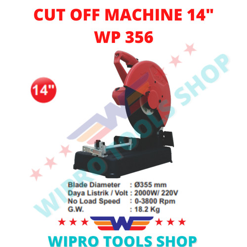 WIPRO Mesin Potong / Cutting Wheel / Cut Off Machine 14" WP 356