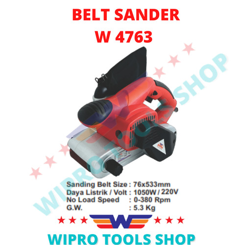 WIPRO Mesin Amplas Sabuk / Belt Sander W 4763