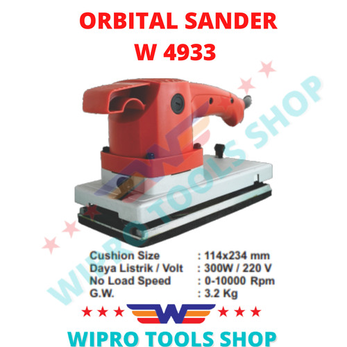 WIPRO Mesin Amplas / Orbital Sander W 4933