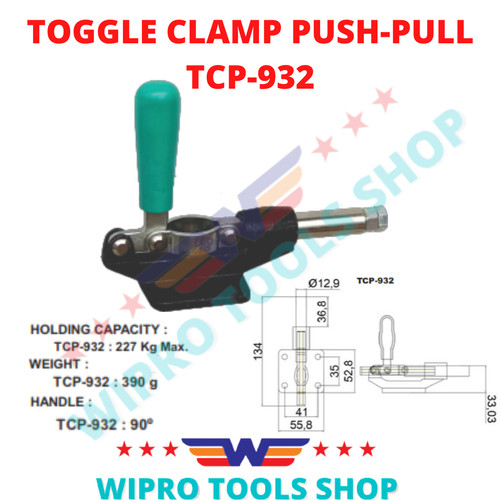 WIPRO Toggle Clamp PUSH-PULL TCP-932