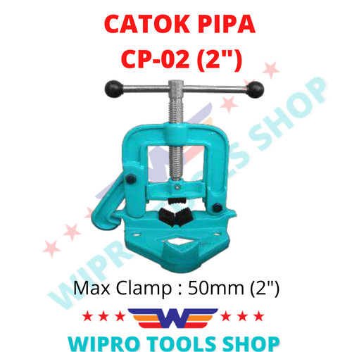 WIPRO Catok Pipa / Ragum Pipa / Pipe Vise 2" CP-02