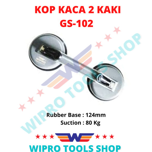 WIPRO Kop Kaca / Suction Cup / Alat Angkat Kaca 2 Cup / 2 Kaki GS-102