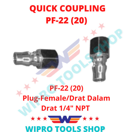 Coupler / Quick Coupling / Sambungan Kompresor Angin PF, PH, PM