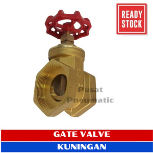 1" Stop Kran Gate Valve Kuningan / Gate Valve Kuningan Size 1 Inch