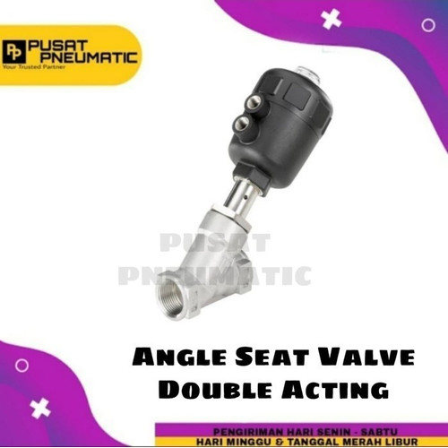 2" ANGLE SEAT VALVE / PISTON VALVE DOUBLE ACTING SIZE 2 INCH