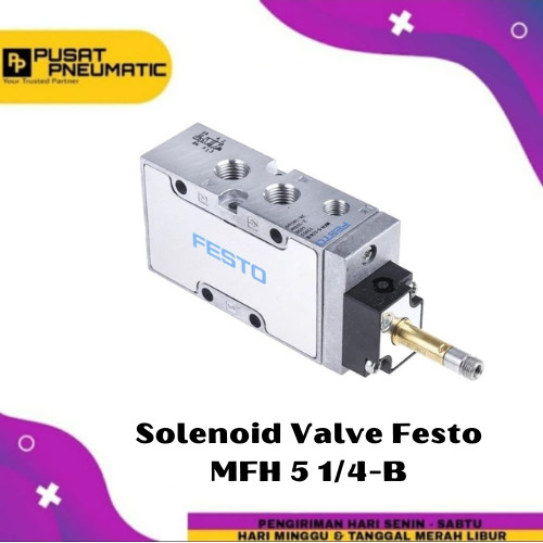 Solenoid Valve Festo MFH 5 1/4 B Selenoid Festo MFH 5-1/4-B 5 1/4B