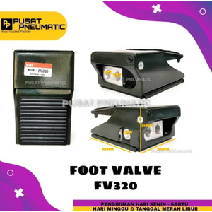 FV320 Foot Valve Pneumatic Foot Switch Angin FV 320