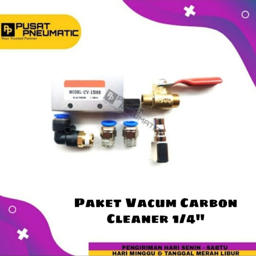 Paket vacum carbon cleaner 1/4" Import Quality