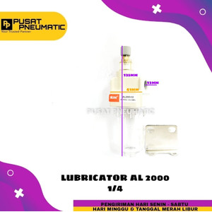 AL 2000-02 LUBRICATOR PNEUMATIC 1/4" AL2000-02