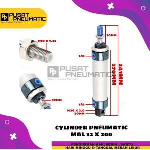 MAL 32x200 CYLINDER PNEUMATIC MAL 32 X 200