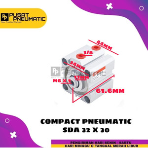 PNEUMATIC COMPACT CYLINDER SD 32X30 / SDA 32 X 30