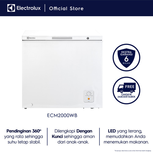 Chest Freezer ELECTROLUX ECM2000WB / ECM 2000 WB/ ECM 2000WB