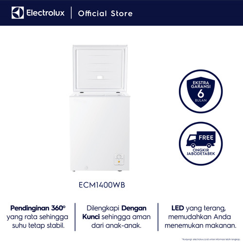 Chest Freezer ELECTROLUX ECM1400WB / ECM 1400 WB / ECM 1400WB