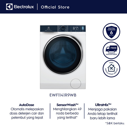 Mesin Cuci ELECTROLUX EWF 1141R9WB / EWF 1141 R9WB / EWF1141R9WB