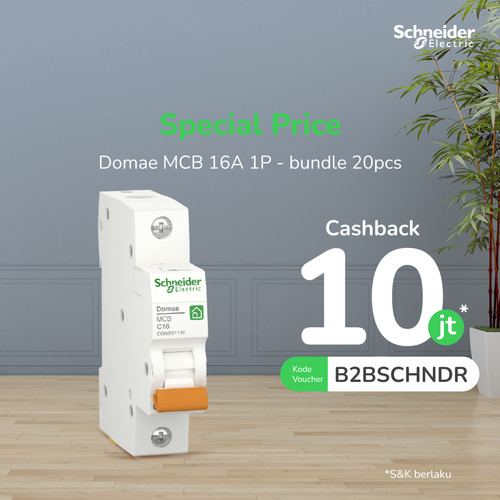 Bundle Schneider Electric MCB DOMAE 16A 1P (20pcs)