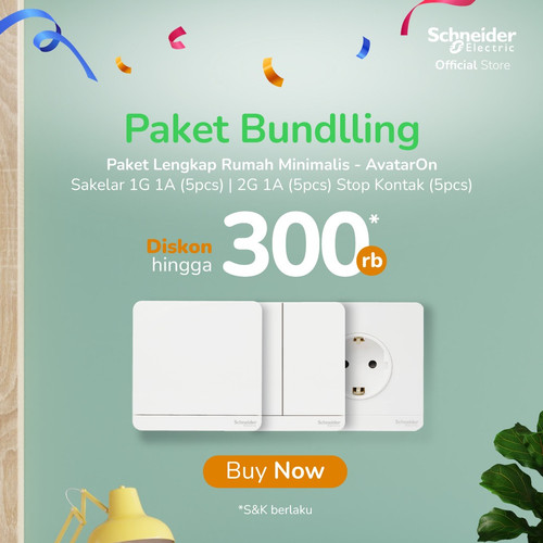 Paket Lengkap Schneider Electric Rumah Minimalis AvatarOn