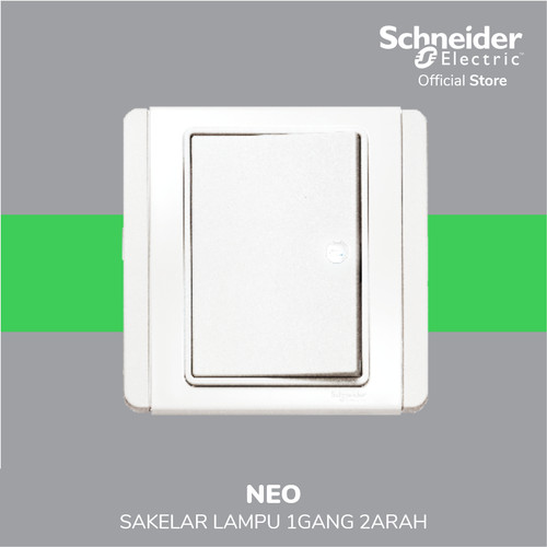 Schneider Electric Neo Saklar Lampu 1 Gang 2 Arah - E3031H2_EWWW_G3