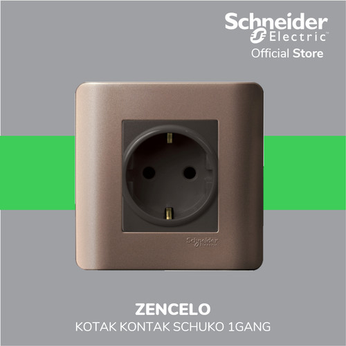 ZENcelo Kotak Kontak 1Gang Schuko - E84426_16S_SZ_G3