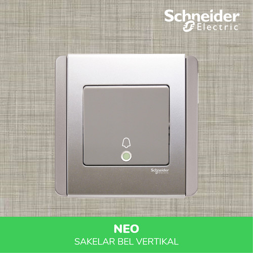 Schneider Electric NEO 1 Gang Saklar Bel Vertikal E3031VBP_GS