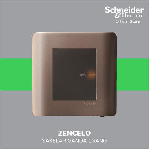 Schneider Electric ZENcelo 1 Gang Saklar Datar Neon - E8431D20_SZ