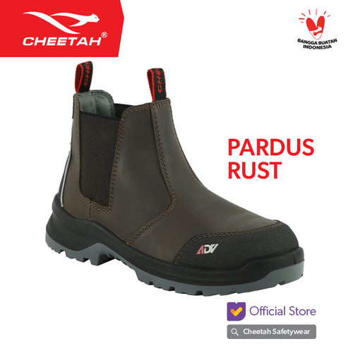 Sepatu Safety Cheetah ADV Pardus Rust - 9