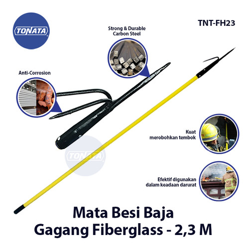 Fire Hook Baja Fiberglass 2.3 M / Firefighting Pike Pole